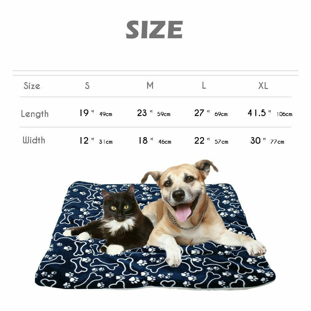 SUNSIOM Pet Bed for Dog Cat Crate Mat Soft Warm Pad Liner Home Indoor Outdoor Pets Animals & Pet Supplies > Pet Supplies > Cat Supplies > Cat Beds Mildsown   