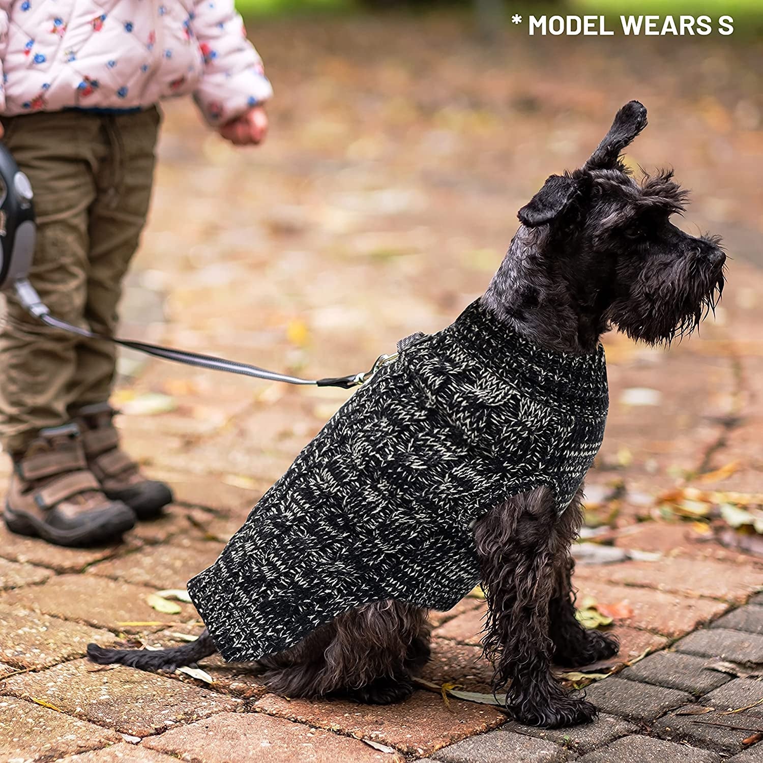 IPRAVOCI Dog Sweater for Small Medium Large Dog - Reflective Warm Fleece Knitwear Pullover Dog Clothes for Winter Fall Animals & Pet Supplies > Pet Supplies > Dog Supplies > Dog Apparel IPRAVOCI   