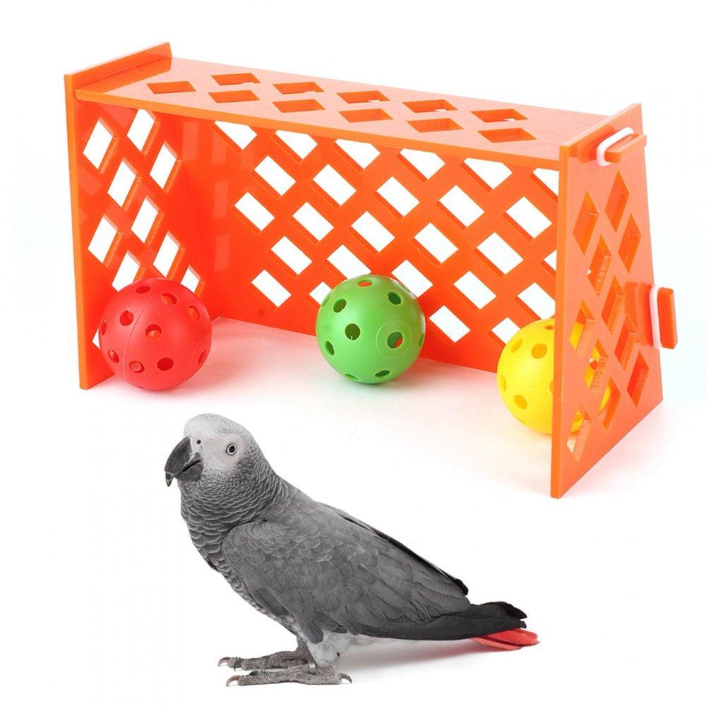 DOACT Bird Mini Soccer Field Toy Pet Training Desktop Educational Puzzle Toy Gym