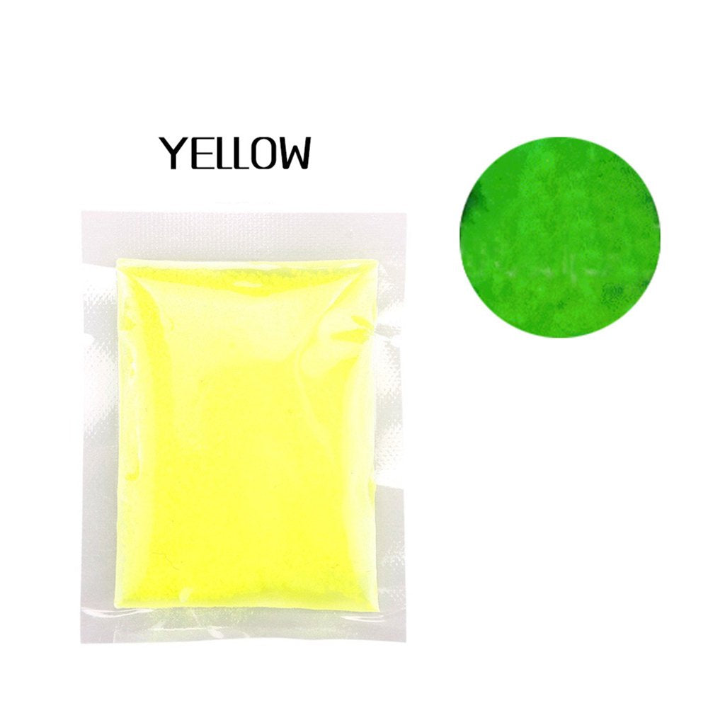 SBYOJLPB Home Decor Clearance Glow in the Dark Fluorescent Sand Luminous Gravel Aquarium Luminous Sand Flash Picks Animals & Pet Supplies > Pet Supplies > Fish Supplies > Aquarium Gravel & Substrates SBYOJLPB One Size Yellow 