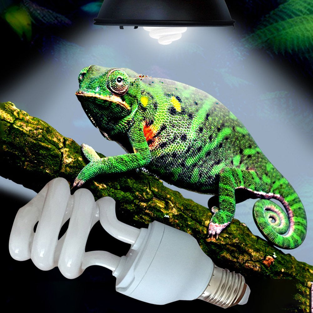 Ultraviolet Light Bulb 5.0 10.0 UVB 13W 26W Pet Reptile Light Glow Lamp Daylight Bulb for Tortoise Fish Amphibians  FebMiss   