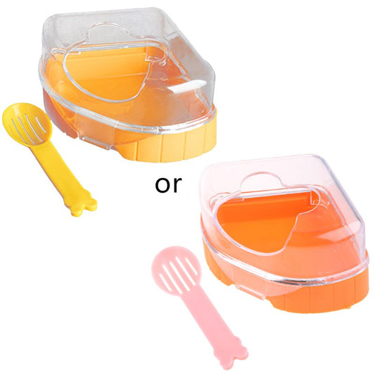 Small Animal Hamster Bed Bathroom Cage Toys Accessories Plastic Pet Bath Relax Habitat House Sleep Pad for Guinea Pigs