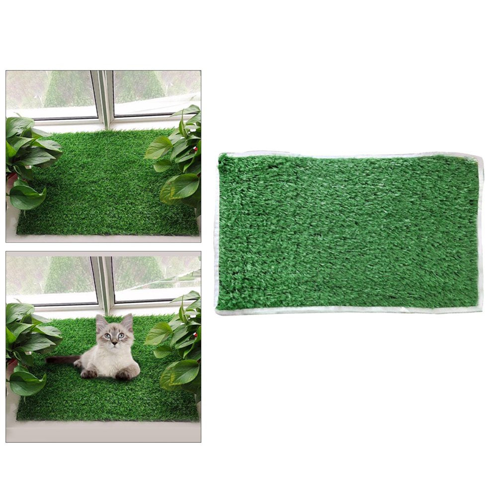 Pee Pad Pet Toilet Training Simulation Lawn Artificial Mat Potty Washable for Home Outdoor Garden Supplies M