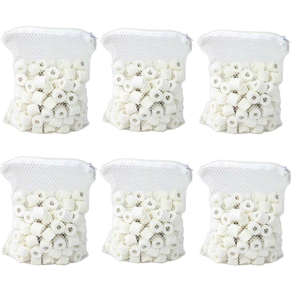 C2 Biological Bacteria House Ceramic Rings Filter Media 6 Lbs Bagged for Aquarium Fish Tank Canister Filters (L) Animals & Pet Supplies > Pet Supplies > Fish Supplies > Aquarium Filters Aquapapa   