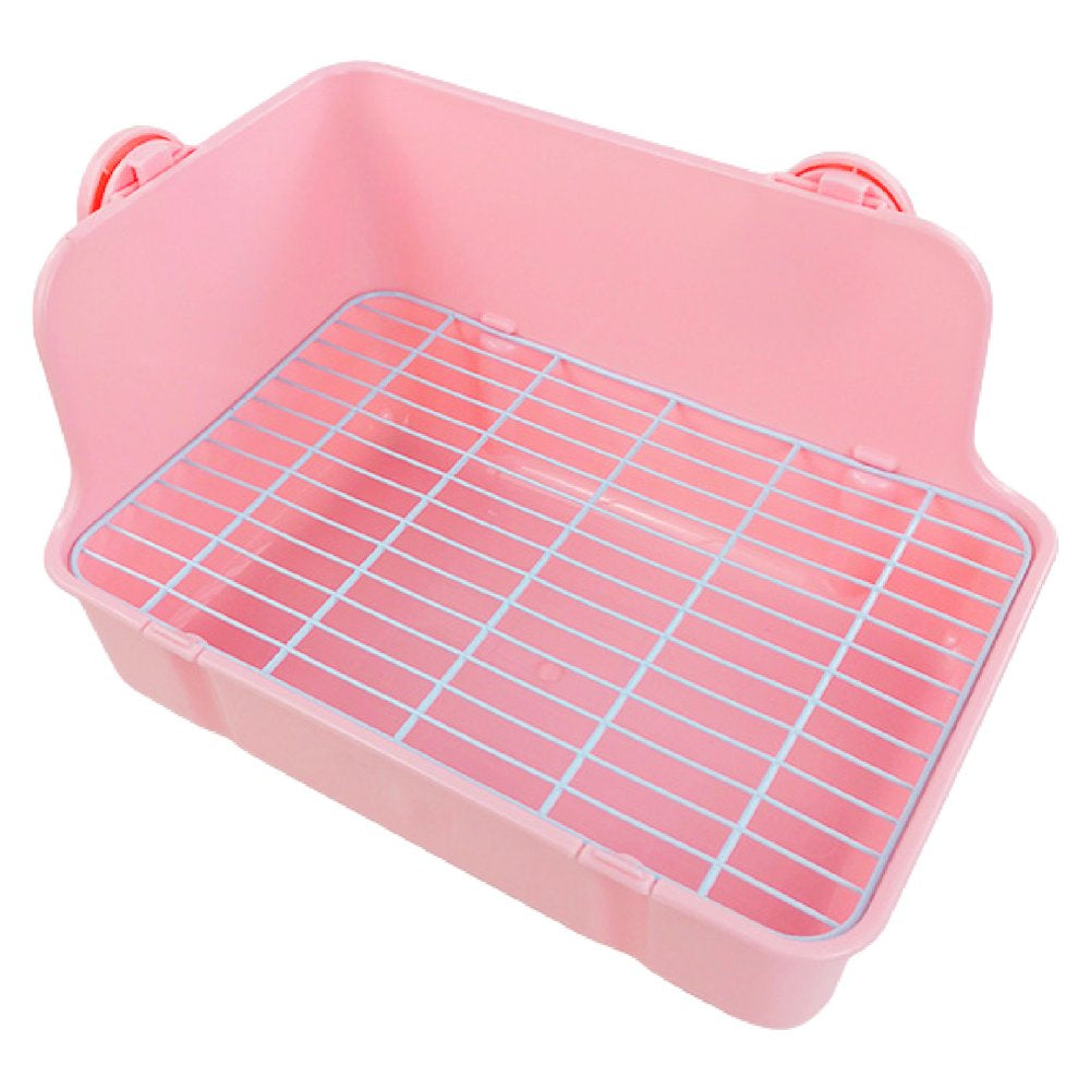 Shangqer Rabbit Litter Box Bite Resistant Stability Compact Small Animals Litter Bedding Toilet Box Guinea Pig Animals & Pet Supplies > Pet Supplies > Small Animal Supplies > Small Animal Bedding Shangqer   