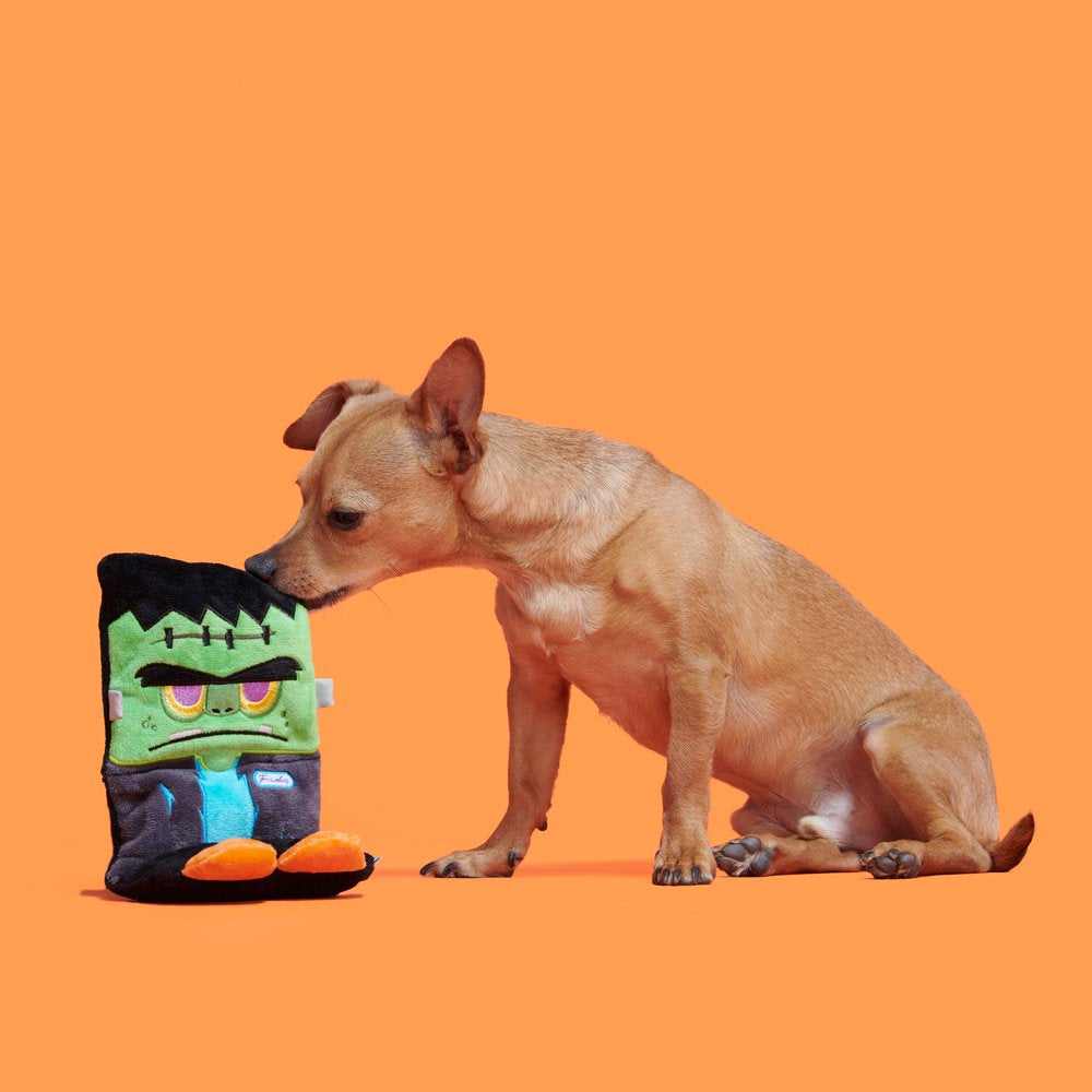 BARK Cranky Frankie Halloween Dog Toy with Crazy Crinkle, for XS-S Dogs Animals & Pet Supplies > Pet Supplies > Dog Supplies > Dog Toys BARK   