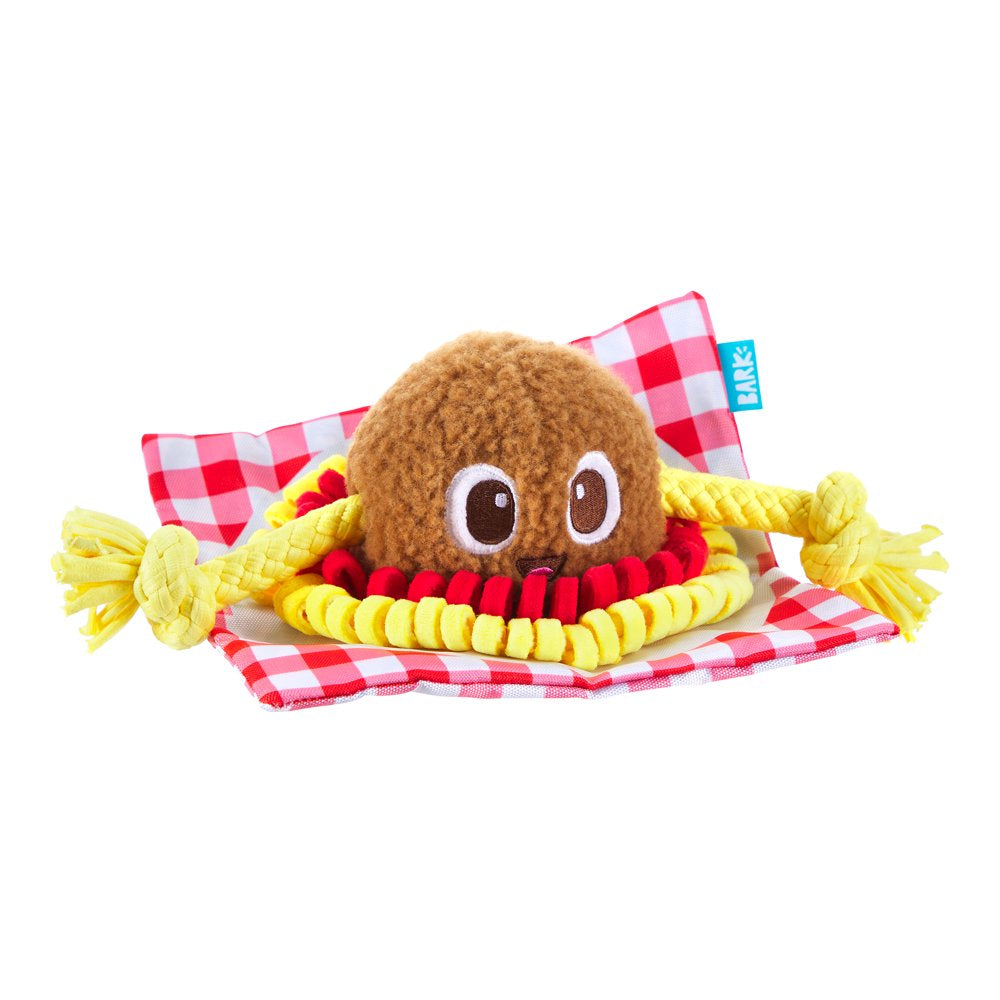 BARK Spaghetti and Muttballs Dog Toy - Features Tug-O-War, Xs to Medium Dogs Animals & Pet Supplies > Pet Supplies > Dog Supplies > Dog Toys BARK   