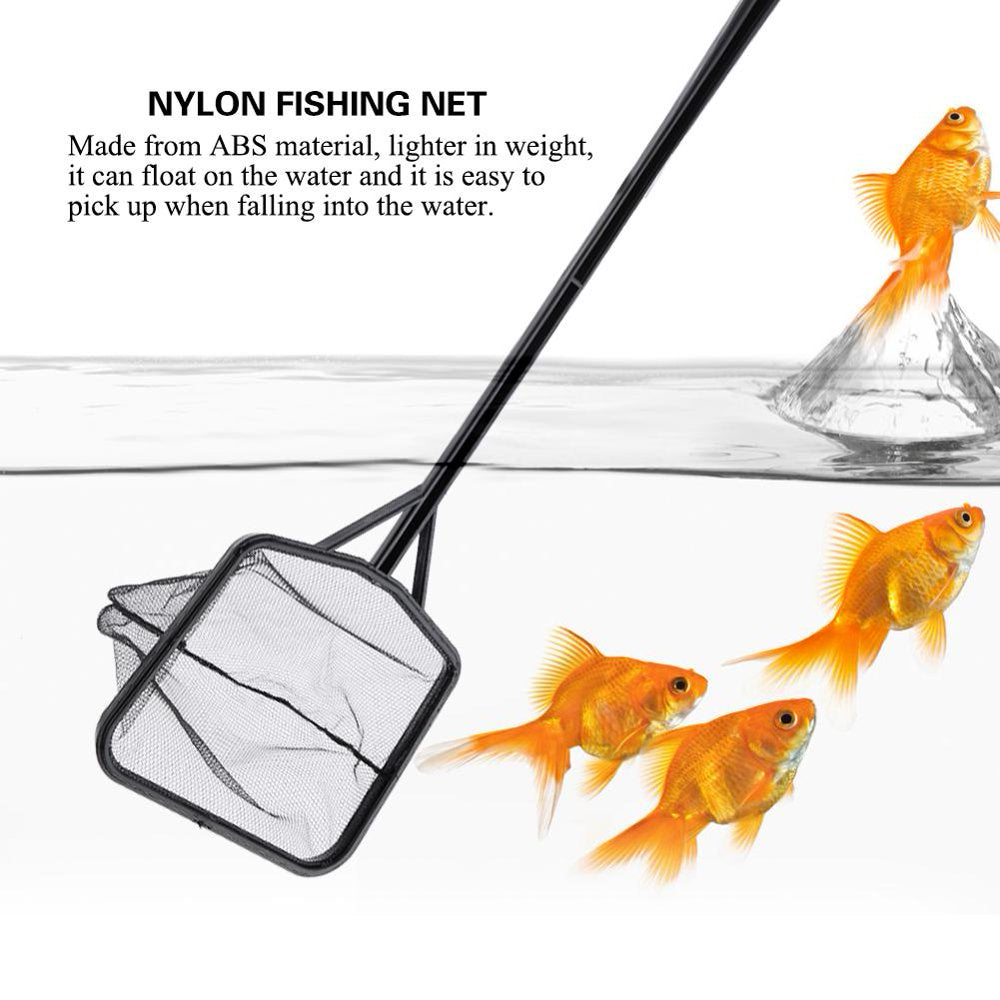 Mgaxyff Releasing, Fish Net for Fish Tank, Aquarium Fish Net Lightweight Large Nylon Fishing Net for Fish Tank