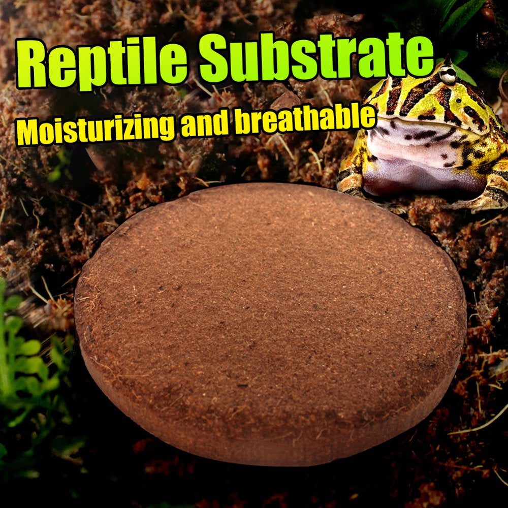 Reptile Substrate Coconut Fiber Soil Bricks Mat Turtle Lizard Bottom Supplies Animals & Pet Supplies > Pet Supplies > Reptile & Amphibian Supplies > Reptile & Amphibian Substrates Volpter   