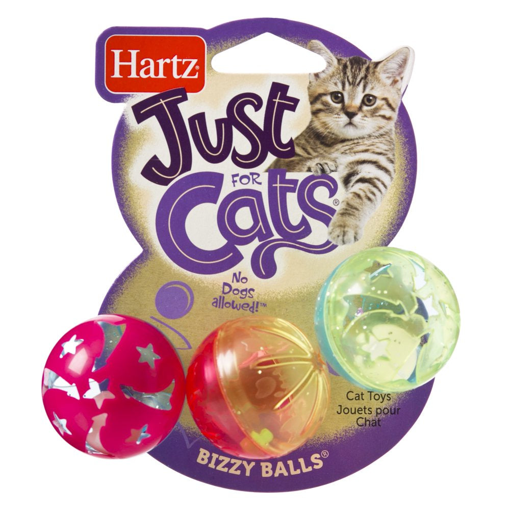 Hartz Just for Cats Bizzy Balls Cat Toy Animals & Pet Supplies > Pet Supplies > Cat Supplies > Cat Toys Hartz   