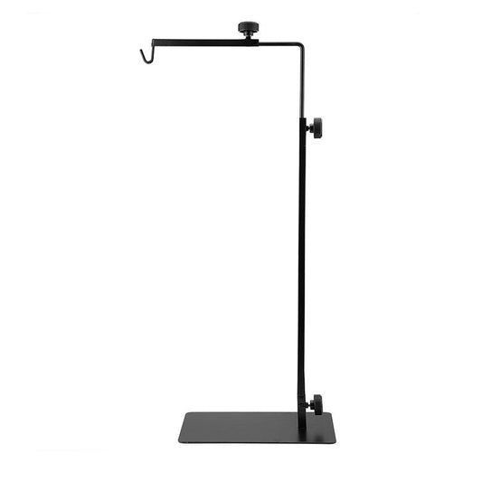 Reptile Lamp Stand for Habitat Cage Landing Lamp Holder Bracket with Base Support for Reptile Terrarium Light Stand Floor Lamp Stand with Lampshade Floor Stand Lamp  DIYOO No.2 Black 