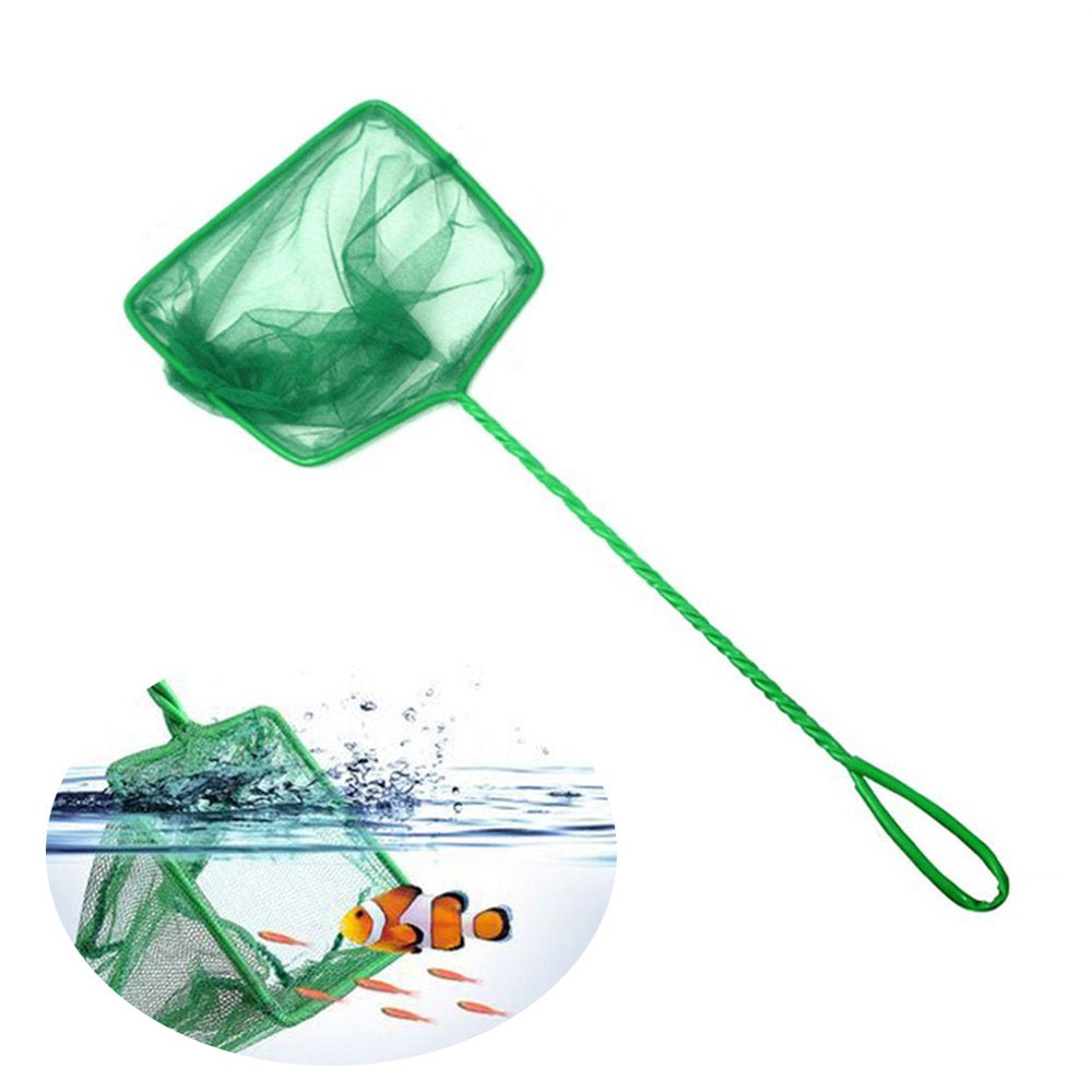 Large Fish Tank Net Aquarium Wire Mesh Catch Net with Long Handle (Green) Animals & Pet Supplies > Pet Supplies > Fish Supplies > Aquarium Fish Nets HOMEMAXS   