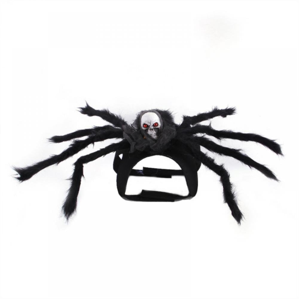 Topumt Halloween Dog Spider Costumes Pet Costume Spider Halloween Pet Cosplay Dog Costumes Apparel for Small Medium Large Dogs Outfit Animals & Pet Supplies > Pet Supplies > Dog Supplies > Dog Apparel Topumt S Gray 