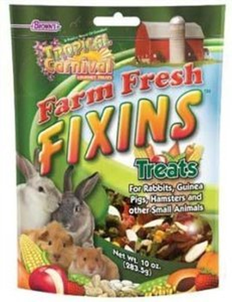 Brown'S Tropical Carnival Farm Fresh Fixins Small Animal Treat, 10 Oz Animals & Pet Supplies > Pet Supplies > Small Animal Supplies > Small Animal Food F.M. BROWN'S SONS, INC.   