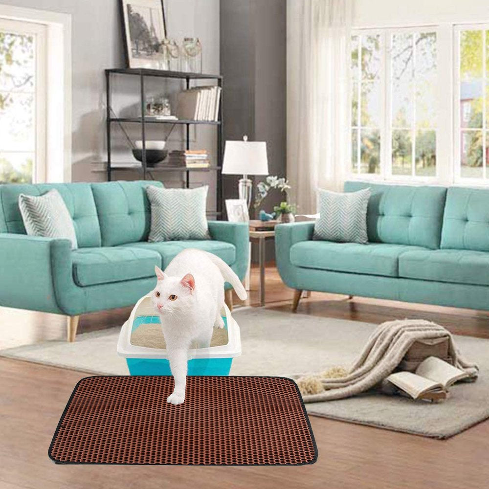 Cat Litter Trapper Litter Mat, Cat Mat, Litter Box Mat Water Proof Layer and Puppy Pad Option. Animals & Pet Supplies > Pet Supplies > Cat Supplies > Cat Litter Box Mats Miruku   