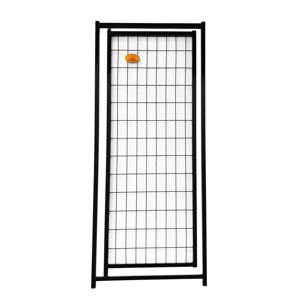 Kennelmaster Black Kennel Gate, 22.5"W X 57.75"H Animals & Pet Supplies > Pet Supplies > Dog Supplies > Dog Kennels & Runs Robinson Tech Intl Corp   