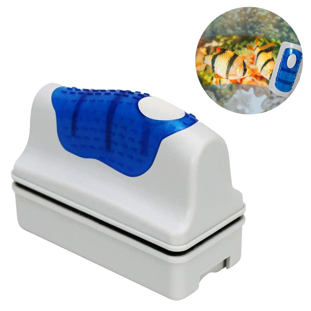 Magnetic Aquarium Fish Tank Scraper Glass Cleaner Scrubber Floating Clean Brush Animals & Pet Supplies > Pet Supplies > Fish Supplies > Aquarium Cleaning Supplies Namotu   