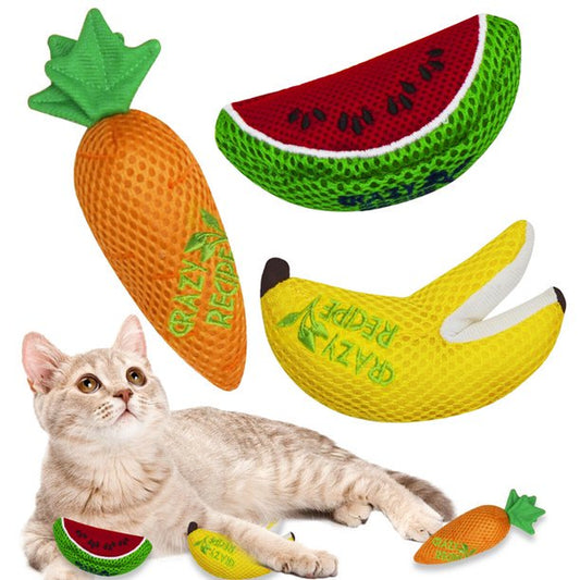Lepawit 3Pcs Cat Catnip Toys Kitten Toys Cat Chew Toys for Indoor Cats Teeth Cleaning Animals & Pet Supplies > Pet Supplies > Cat Supplies > Cat Toys Lepawit   