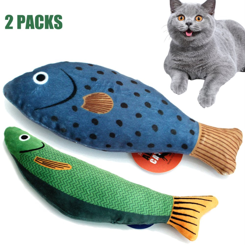 Cats Catnip Toys,Realistic Fish Interactive Toys for Kitty Pets Animals & Pet Supplies > Pet Supplies > Cat Supplies > Cat Litter mumuyuwen E  
