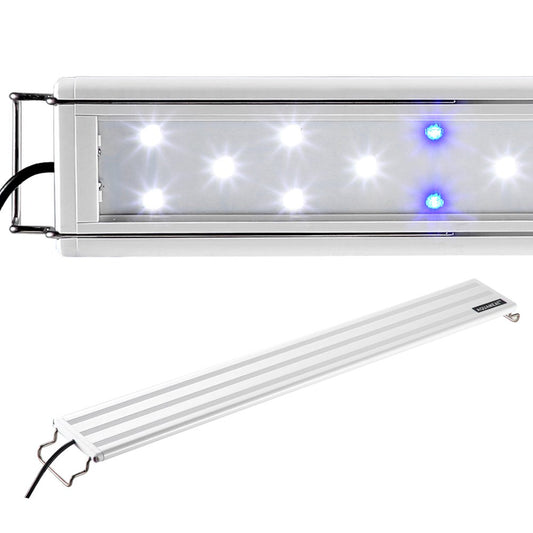 Aquaneat LED Aquarium Light 24 Inch to 30 Inch White and Blue Fresh Water Fish Tank Light Animals & Pet Supplies > Pet Supplies > Fish Supplies > Aquarium Lighting AQUANEAT   