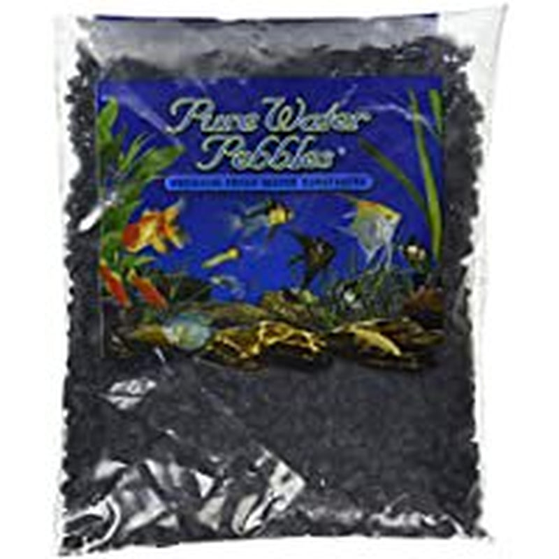 Pure Water Pebbles Aquarium Gravel - Jet Black 2 Lbs (3.1-6.3 Mm Grain) Animals & Pet Supplies > Pet Supplies > Fish Supplies > Aquarium Gravel & Substrates Pure Water Pebbles   