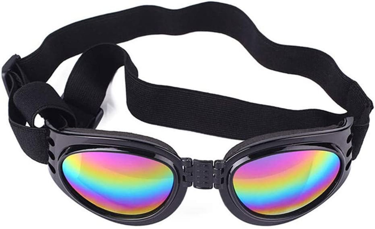 Airlove Pet Glasses Dog Sunglasses Dog Glasses Golden Retriever Samoyed Sunglasses Goggles Big Dog Eye Wear Protection Animals & Pet Supplies > Pet Supplies > Dog Supplies > Dog Apparel Airlove Black  