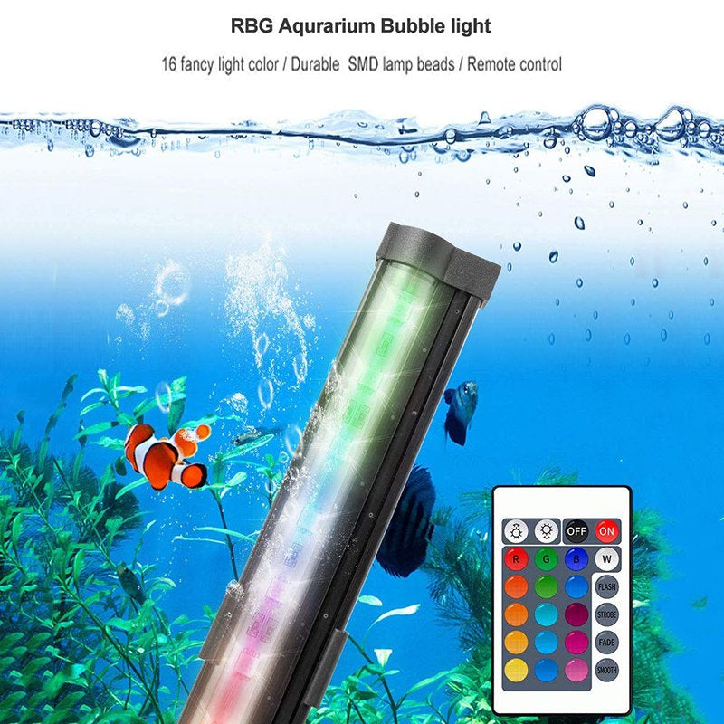 Gonex Waterproof Aquarium Colorful 5050 LED Light 24-Button Remote Control Underwater Submersible Light Bar Animals & Pet Supplies > Pet Supplies > Fish Supplies > Aquarium Lighting Gonex   