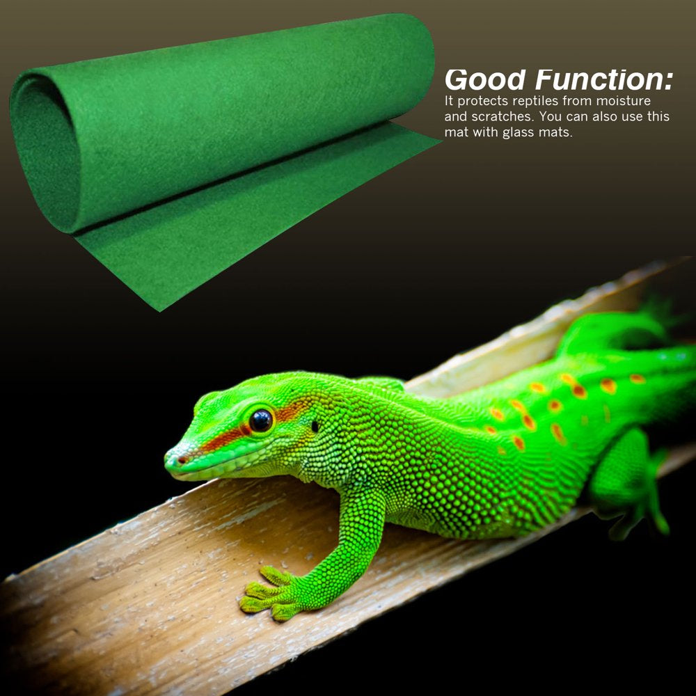 Megawheels Reptile Carpet 1 Pc - Terrarium Bedding Substrate Liner | with Strong Water Absorption 15.75''-39.37'' for Lizard Tortoise Snake