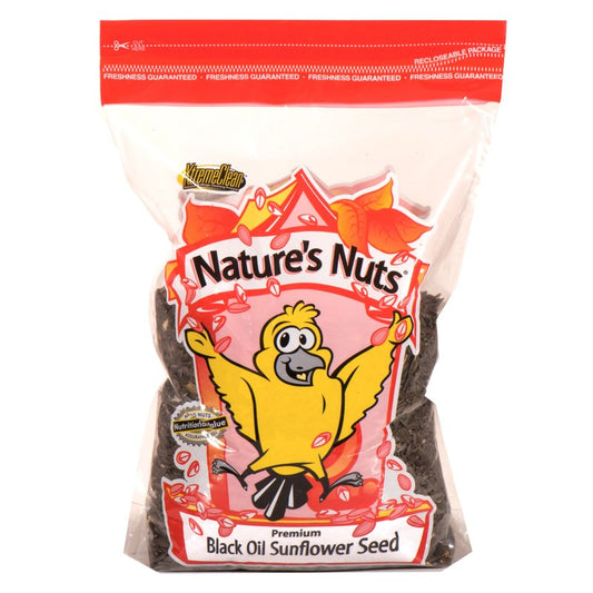 Nature'S Nuts Premium Assorted Species Black Oil Sunflower Seed Wild Bird Food 40 Lb Animals & Pet Supplies > Pet Supplies > Bird Supplies > Bird Food Chuckanut Products Inc   