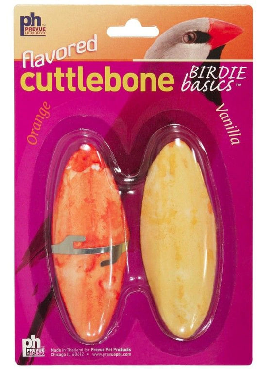 Prevue Birdie Basics Flavored Cuttlebone Orange and Vanilla Small 4" Long 2 Count Animals & Pet Supplies > Pet Supplies > Bird Supplies > Bird Treats Prevue   