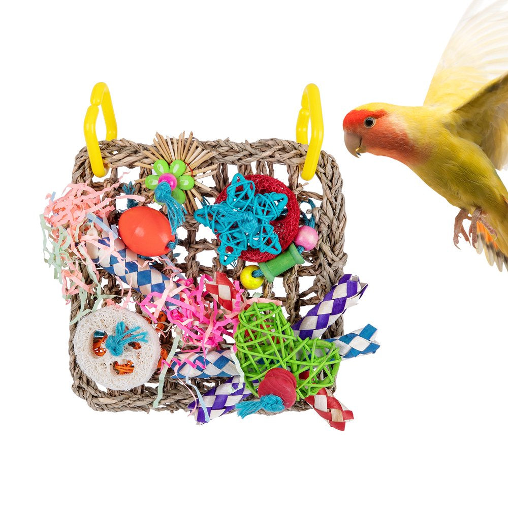 Foraging Wall Bird Toys Climbing Net for Exercise IQ Simulation for Parakeets Animals & Pet Supplies > Pet Supplies > Bird Supplies > Bird Toys Bydezcon   