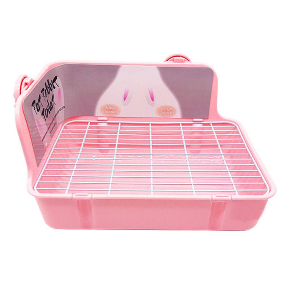 Shangqer Rabbit Litter Box Bite Resistant Stability Compact Small Animals Litter Bedding Toilet Box Guinea Pig Animals & Pet Supplies > Pet Supplies > Small Animal Supplies > Small Animal Bedding Shangqer   