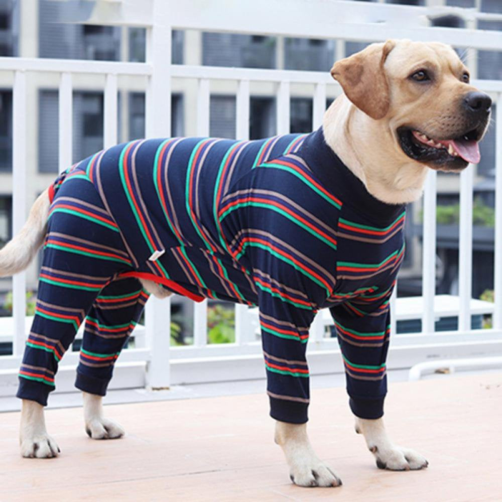 Dog Pajamas Jumpsuit for Medium Large Dogs,Lightweight Dog Pjs Clothes Apparel Onesies,Shirt for Large Size Dogs after Surgery, Full Belly Animals & Pet Supplies > Pet Supplies > Dog Supplies > Dog Apparel Vision   