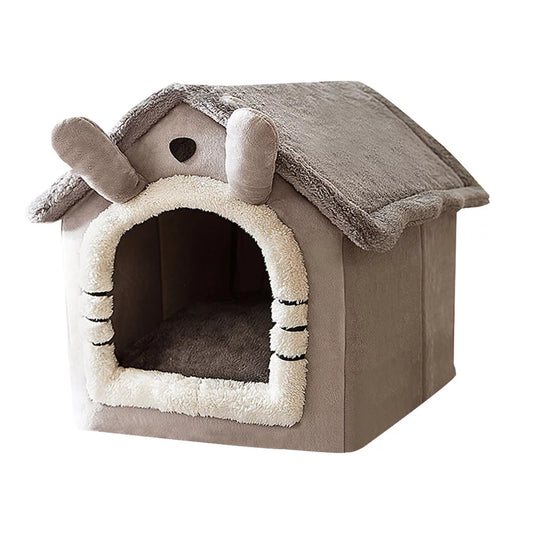 AINIYO Dog House Kennel Soft Pet Bed Small Cat Tent Semi-Enclosed Sleeping Nest Animals & Pet Supplies > Pet Supplies > Dog Supplies > Dog Houses mumaoyi   