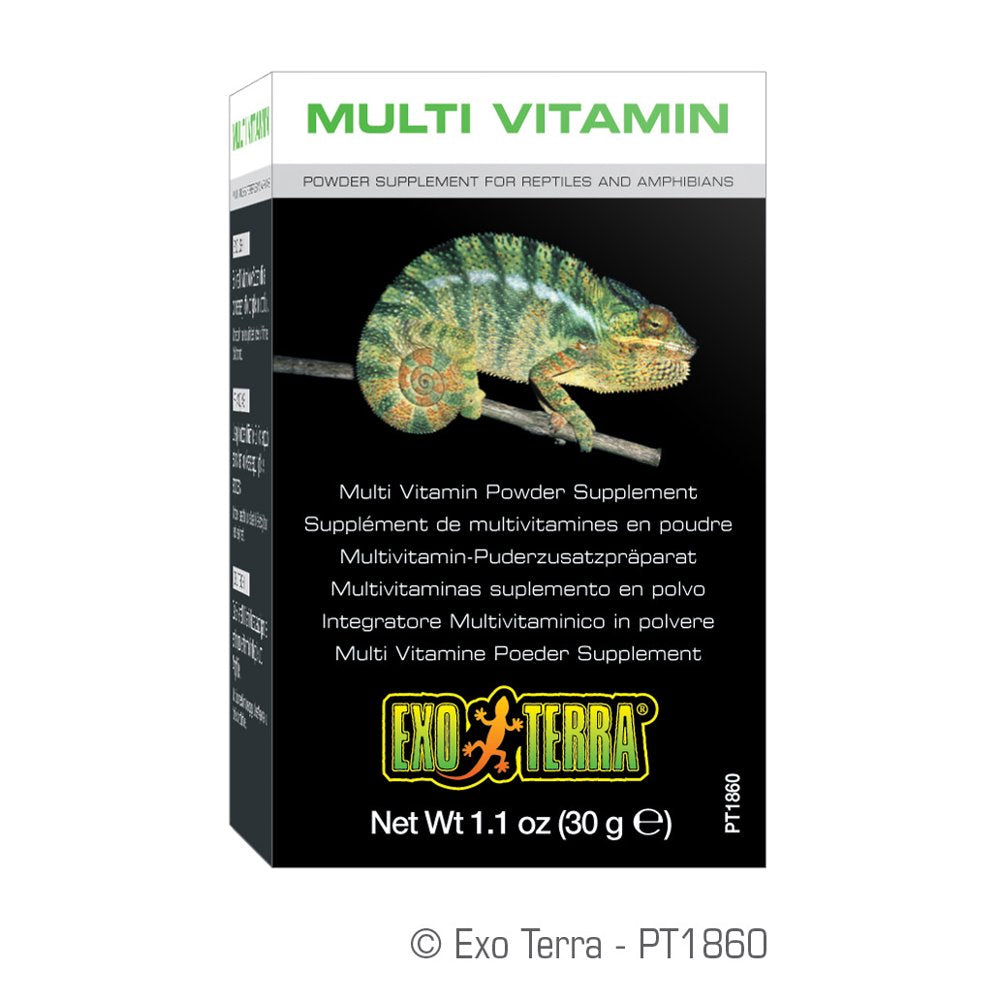 Exo Terra Multi Vitamin Powder Reptiles/Amphibians Supplement, 1.1-Ounce Animals & Pet Supplies > Pet Supplies > Reptile & Amphibian Supplies > Reptile & Amphibian Food Hagen   