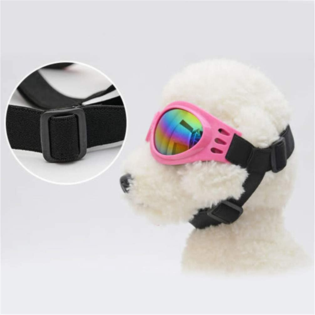 Lovealoe Dog Goggles Dogs Sunglasses Waterproof Doggles Adjustable Sunglasses for Small Medium Dogs,Pink Animals & Pet Supplies > Pet Supplies > Dog Supplies > Dog Apparel JYINGUS Shop   