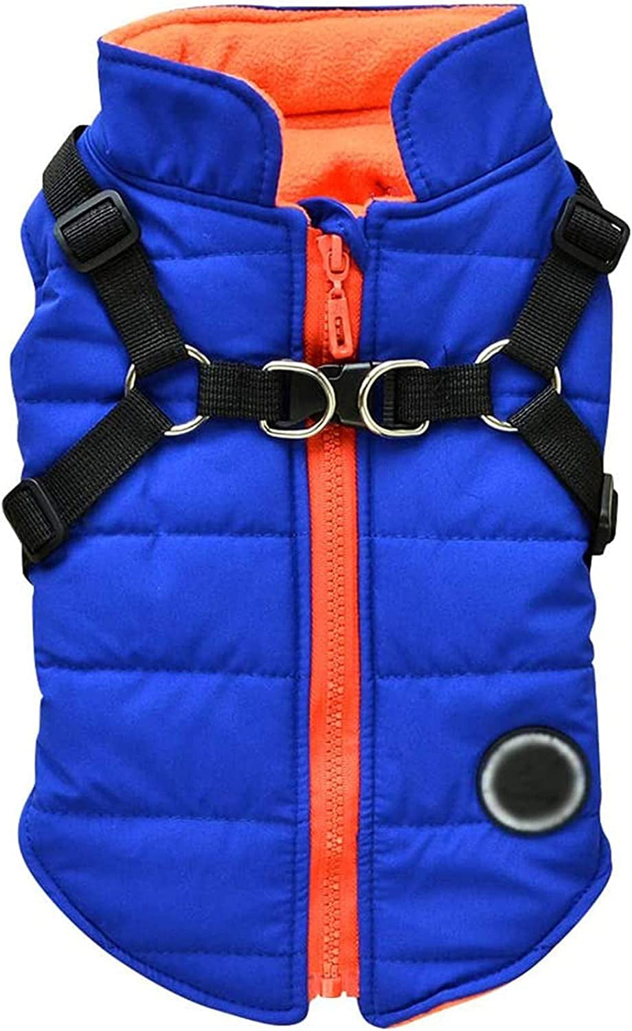 Dog Ostume Pet Cold Weather Dog Coat Warm Winter Dog Clothes Jacket Windproof Pet Clothes Animals & Pet Supplies > Pet Supplies > Dog Supplies > Dog Apparel HonpraD Blue Large 