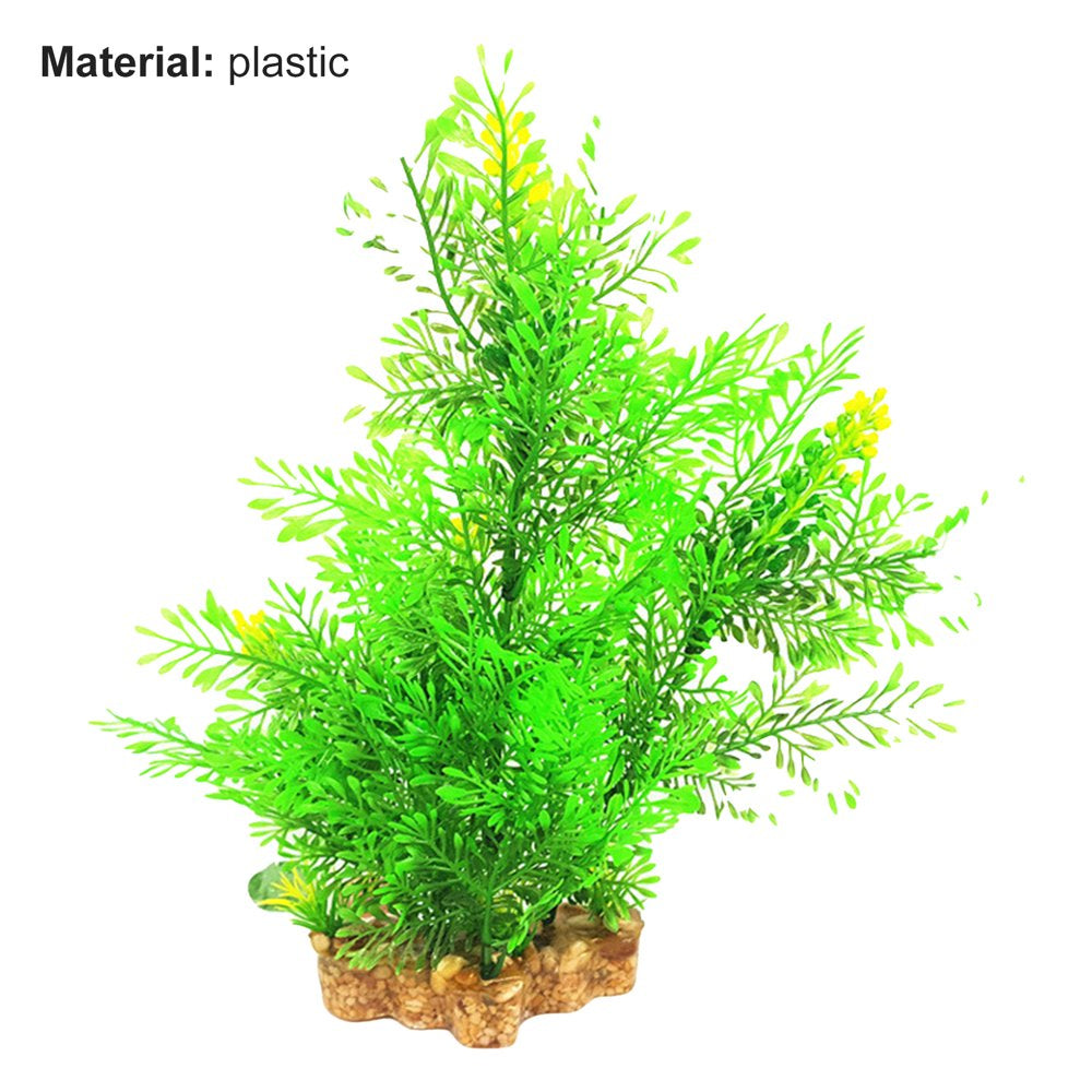 Shulemin Fake Aquatics Plants Realistic Fish Hideaway Anti-Fade Artificial Water Weeds Fish Tank Ornaments for Fish Tank Decor,Purple Green Animals & Pet Supplies > Pet Supplies > Fish Supplies > Aquarium Decor Shulemin   