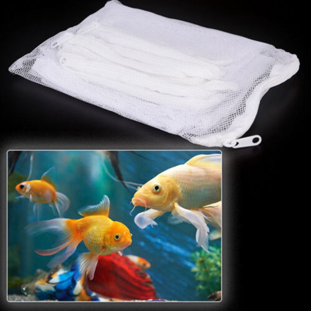 Ruijy Aquarium Filter Mesh Net Bag Fish Tank Pond Filtration Media Zippered Pouch Animals & Pet Supplies > Pet Supplies > Fish Supplies > Aquarium Fish Nets RuiJY   