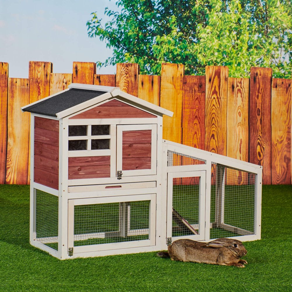 Anysun Small Animal Habitat Cage, Wooden, Ventilation Door, Removable Tray, Ramp Animals & Pet Supplies > Pet Supplies > Small Animal Supplies > Small Animal Habitats & Cages General   