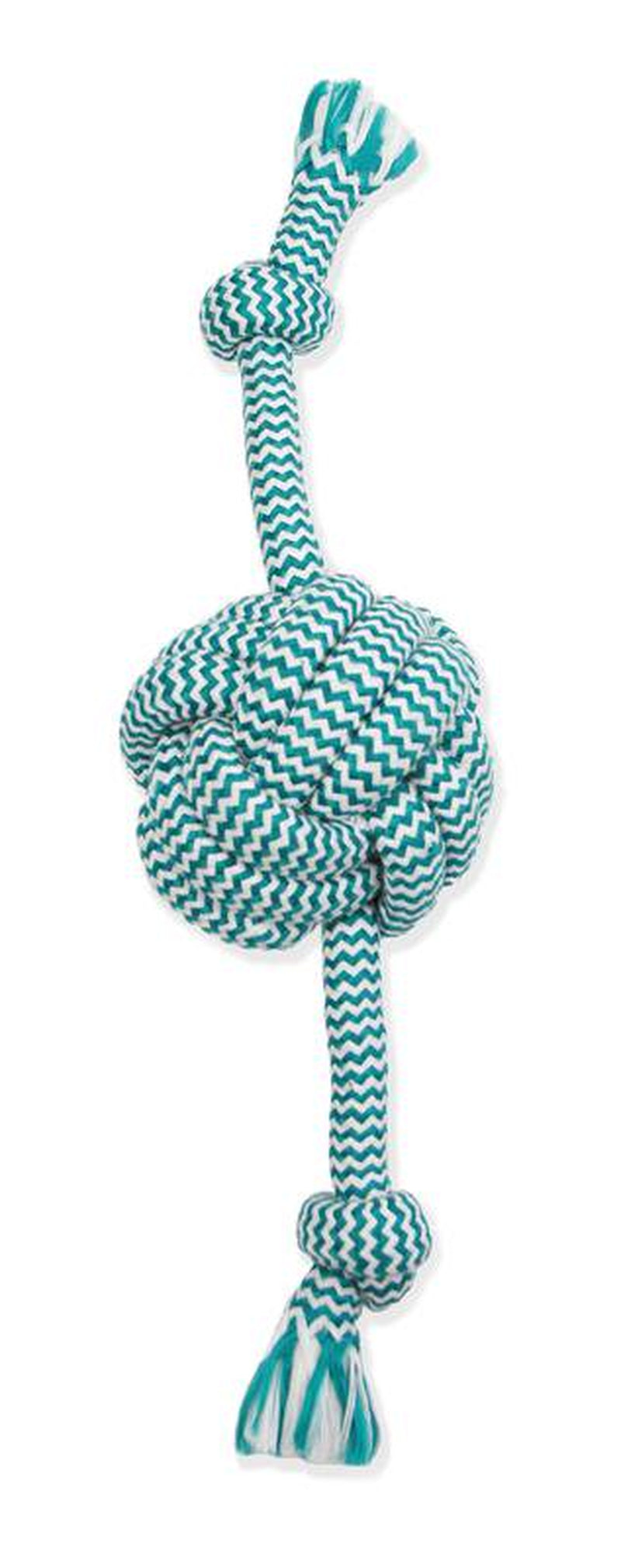 Mammoth Small 13" Extra Fresh Monkey Fist Ball Dog Toy with Rope Ends Animals & Pet Supplies > Pet Supplies > Dog Supplies > Dog Toys Mammoth Pet Products   