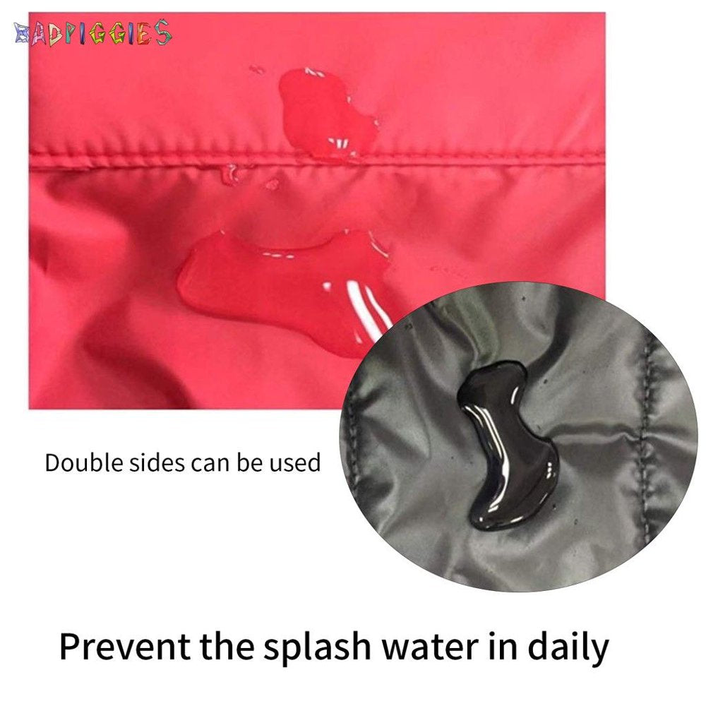 Badpiggies Double Sides Dog Vest Coat Winter Waterproof Pet Jacket for Small Medium Large Dogs (XS, Red) Animals & Pet Supplies > Pet Supplies > Dog Supplies > Dog Apparel BadPiggies   
