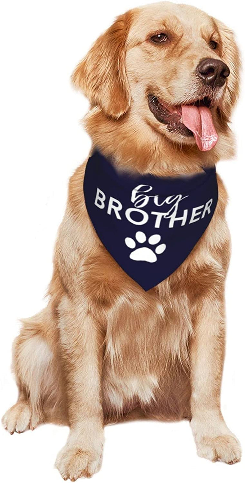 Vercosee Big Brother Dog Bandana,Pregnancy Announcement Dog Bandana, Gender Reveal Photo Booth Props, Pet Scarf for Dog Lover Owner (Big Brother) Animals & Pet Supplies > Pet Supplies > Dog Supplies > Dog Apparel vercosee   