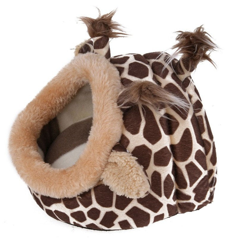 Comfortable Soft Self-Warming Cat Bed Warm Sleeping Bed for Winter Pets Puppy Indoor Pet Nest Animals & Pet Supplies > Pet Supplies > Cat Supplies > Cat Beds Fitup S Giraffe 