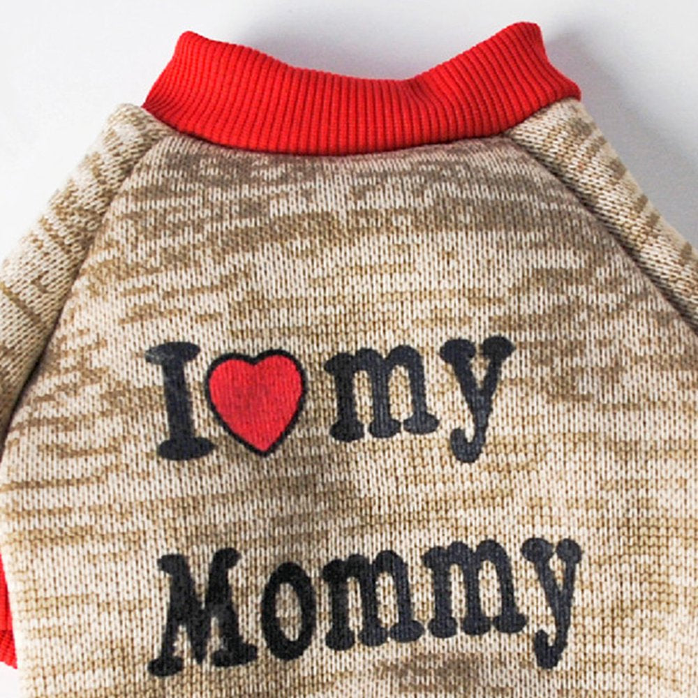 Meidiya 2Pcs Dog Shirts Cute Printed Cotton Pet Clothes,Soft Breathable Warm Sweater Bottoming Shirt for Small Dogs Cats Puppy,Adorable Cozy Apparel Casual Fashion Costume Mother'S Day Father'S Day Animals & Pet Supplies > Pet Supplies > Dog Supplies > Dog Apparel Meidiya   