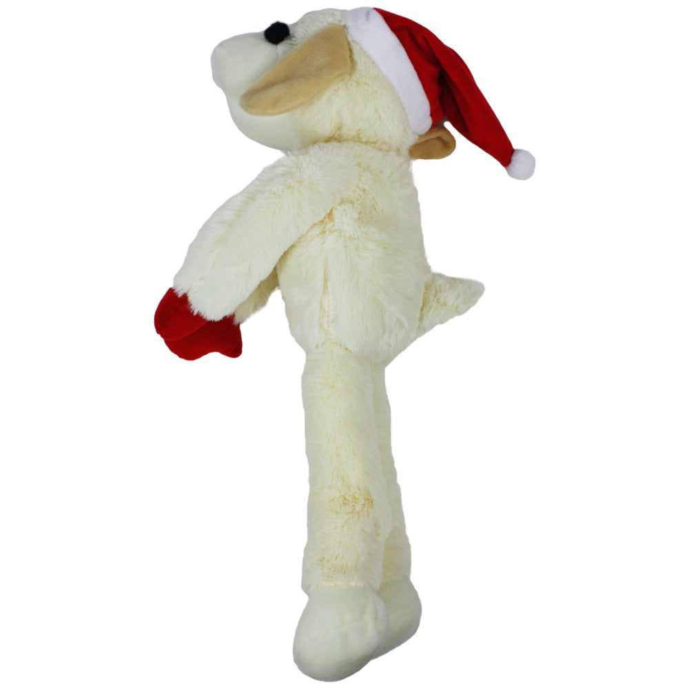 Multipet Holiday Jumbo Lamb Chop Dog Toy, with Squeaker, 19 " Animals & Pet Supplies > Pet Supplies > Dog Supplies > Dog Toys Multipet   