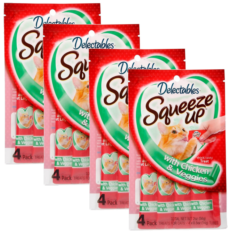 Hartz Delectables Squeeze up Lickable Treat Size:Pack of 6 Flavor:Assorted