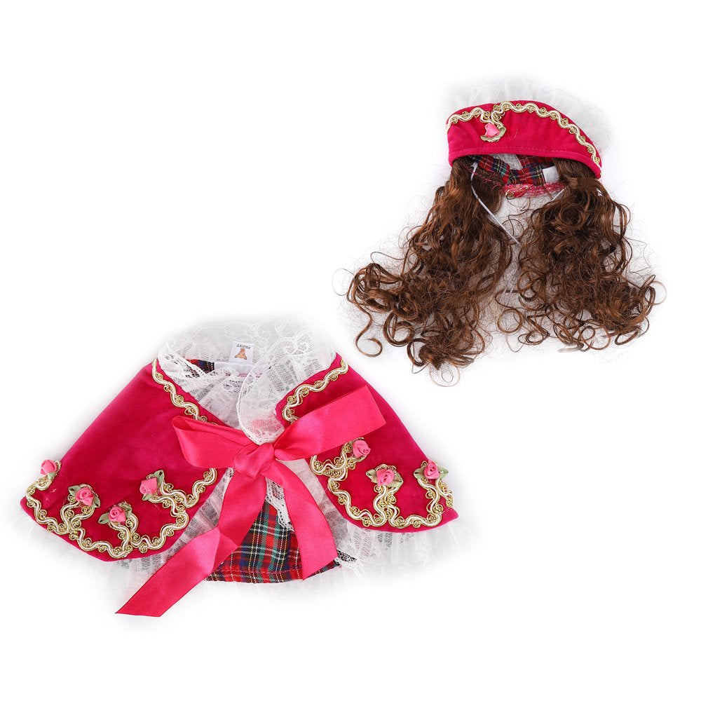 Cat Clothes, Cat Clothes for Cats Only Cat Costume for Puppies for Cats PF18 Rose Red S Animals &amp; Pet Supplies &gt; Pet Supplies &gt; Cat Supplies &gt; Cat Apparel LHCER   