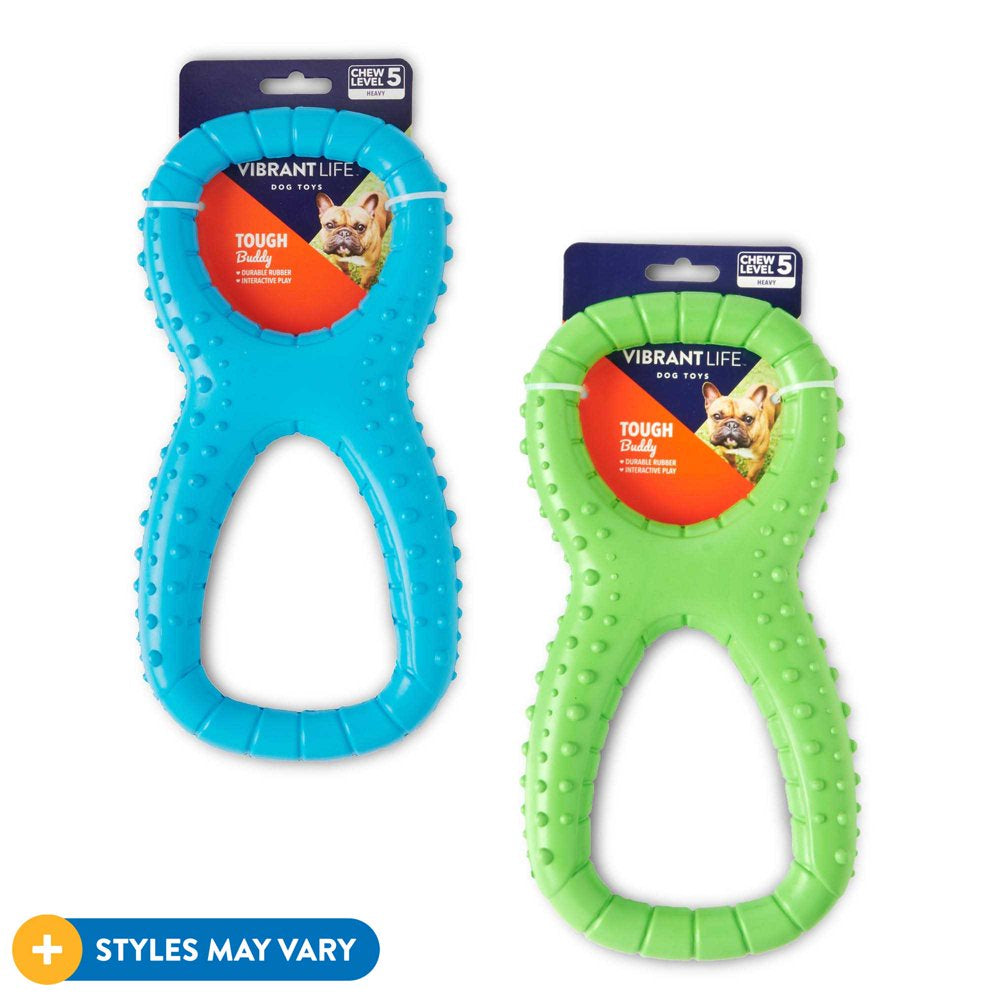 Vibrant Life Tough Buddy 8 Ring Dog Toy, Color May Vary, Chew Level 5 Animals & Pet Supplies > Pet Supplies > Dog Supplies > Dog Toys Wal-Mart Stores, Inc.   