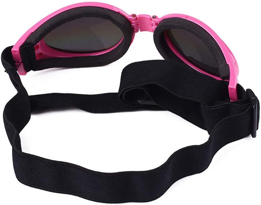 Lovealoe Dog Goggles Dogs Sunglasses Waterproof Doggles Adjustable Sunglasses for Small Medium Dogs,Pink Animals & Pet Supplies > Pet Supplies > Dog Supplies > Dog Apparel JYINGUS Shop   